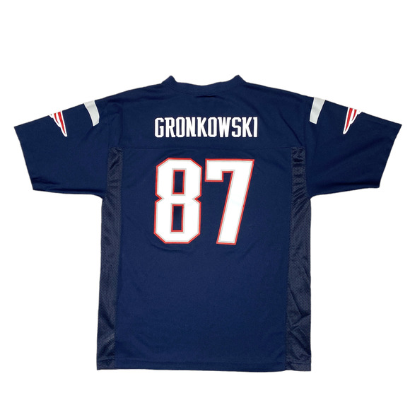 NFL Other - New England Patriots Football Jersey Youth XL Gronkowski #87 Blue NFL Players